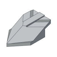 Chromium Carbide Weldon Chisel Tip (SS2) (CT3)