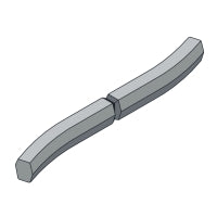 CRM WeldOn MulchBlade Curve 2 Section RH