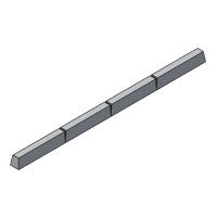 Chromium Carbide Weldon for Mulcher Blade Edge (4 Sections)