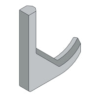Chromium Carbide Weldon for Mulcher Blade "Curved-Wrap Around" Right Hand