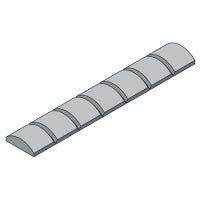 Chromium Carbide Shin Guard Half Round (Sectional) 1-1/4"x14"