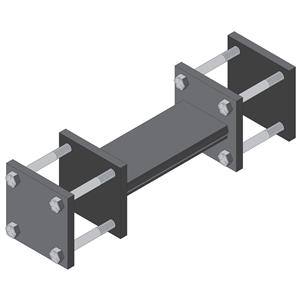 SpacerClamp (24") 4"x4" to 5"x7"