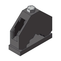 CastClamp JD 5/8"x2" for 3"x3" Bar Flat