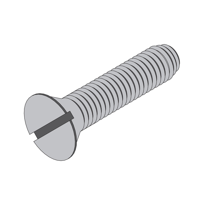 1/2" X 1-1/2" Flathead Machine Screw
