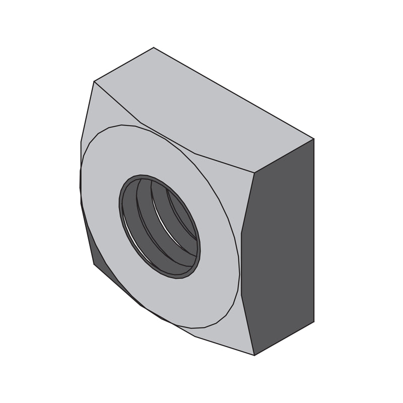 3/4" Square Nut NC
