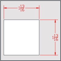 1-3/4" Sq. Axle Cut to 1-13/16"