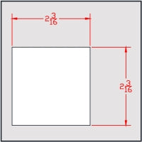 2-1/8" Sq. Axle Cut to 2-3/16"